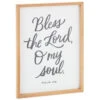 Hallmark Bless The Lord, O My Soul Wooden Quote Sign, 12x16