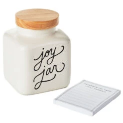 Hallmark Ceramic Joy Jar And Notepad, Set Of 2 5 Hallmark Ceramic Joy Jar And Notepad, Set Of 2 -Hallmark Ceramic Joy Jar and Note Pad 1SNN1080 03
