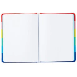 Hallmark Crayola® Every Shade Of Happy Hardback Notebook -Hallmark Crayola Rainbow Stripe Hardcover Notebook 3HWJ2112 04