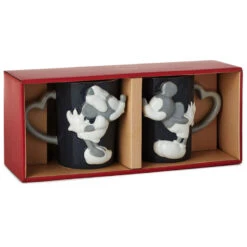 Hallmark Disney Mickey And Minnie Kissyface Mugs, Set Of 2 -Hallmark Disney Mickey and Minnie Kissyface Mug Set 1DYG2045 03