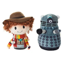 Hallmark 43 Hallmark Itty Bittys® Doctor Who The Fourth Doctor And Dalek Plush, Set Of 2