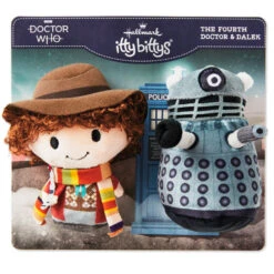 Hallmark Itty Bittys® Doctor Who The Fourth Doctor And Dalek Plush, Set Of 2 -Hallmark Doctor Who Fourth Doctor and Dalek Plush itty bittys 1KDD2078 03