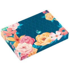 Hallmark Floral Stationery Set And Desk Organizer Box -Hallmark Floral Stationery Set and Desk Organizer Box 5STZ5100 05