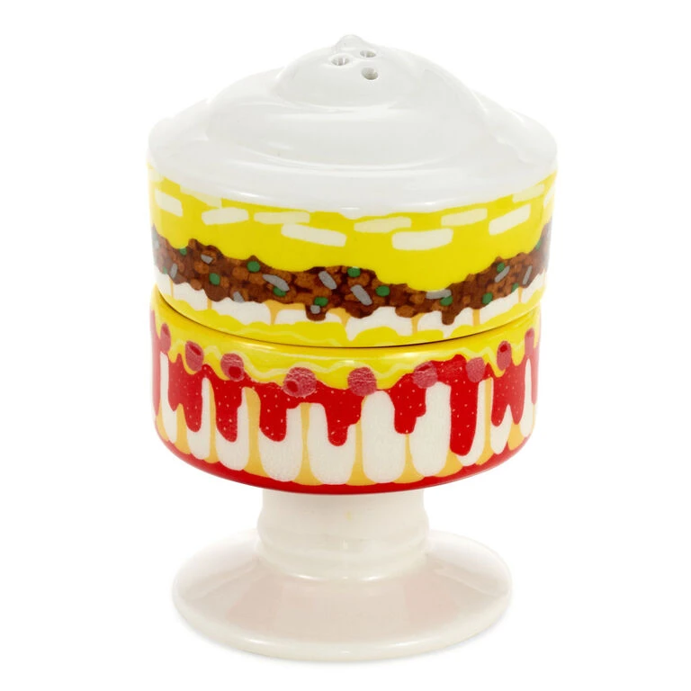 Hallmark Friends Rachel's Trifle Stacking Salt And Pepper Shakers, Set Of 2 1 Hallmark Friends Rachel's Trifle Stacking Salt And Pepper Shakers, Set Of 2