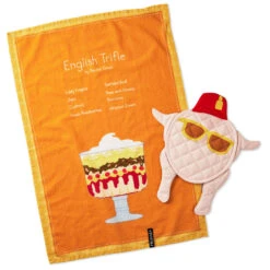 Hallmark Friends Rachel's English Trifle Tea Towel And Turkey Pot Holder, Set Of 2