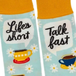 Hallmark Gilmore Girls Life's Short, Talk Fast Crew Socks 6 Hallmark Gilmore Girls Life's Short, Talk Fast Crew Socks -Hallmark Gilmore Girls Lifes Short Talk Fast Crew Socks 1PCL1011 03