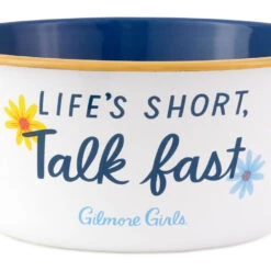 Hallmark Gilmore Girls Life's Short, Talk Fast Popcorn Bowl -Hallmark Gilmore Girls Lifes Short Talk Fast Popcorn Bowl 1PCL1010 03