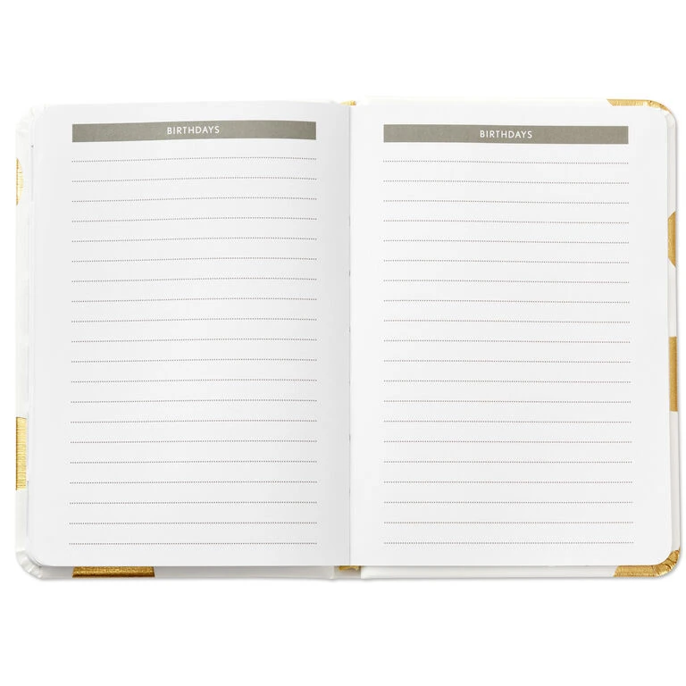 Hallmark Gold Polka Dots Address Book 5 Hallmark Gold Polka Dots Address Book - Image 5