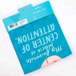 Hallmark Blanche The Golden Girls Center Of Attention Novelty Crew Socks -Hallmark Golden Girls Blanche Funny Novelty Crew Socks 1GOL1052 05