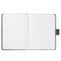 Hallmark Gray Etched Compass Faux Leather Notebook -Hallmark Gray Etched Compass Faux Leather Notebook 1HWJ1851 04