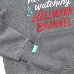 Hallmark Channel Rather Be Watching Sweatshirt Hoodie, X-Large -Hallmark Hallmark Channel Rather Be Watching Sweatshirt Hoodie 1XKT3552 03