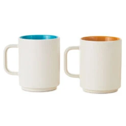 Hallmark -Hallmark Han Solo and Princess Leia Blue and Orange Mugs 1SHP2148 02