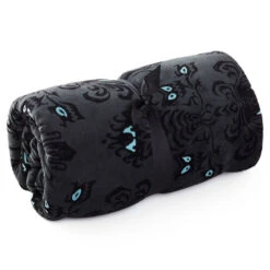 Hallmark Disney The Haunted Mansion Glow-in-the-Dark Throw Blanket, 50x60 5 Hallmark Disney The Haunted Mansion Glow-in-the-Dark Throw Blanket, 50x60 -Hallmark Haunted Mansion Wallpaper Pattern Fuzzy Blanket 1HGN1280 03