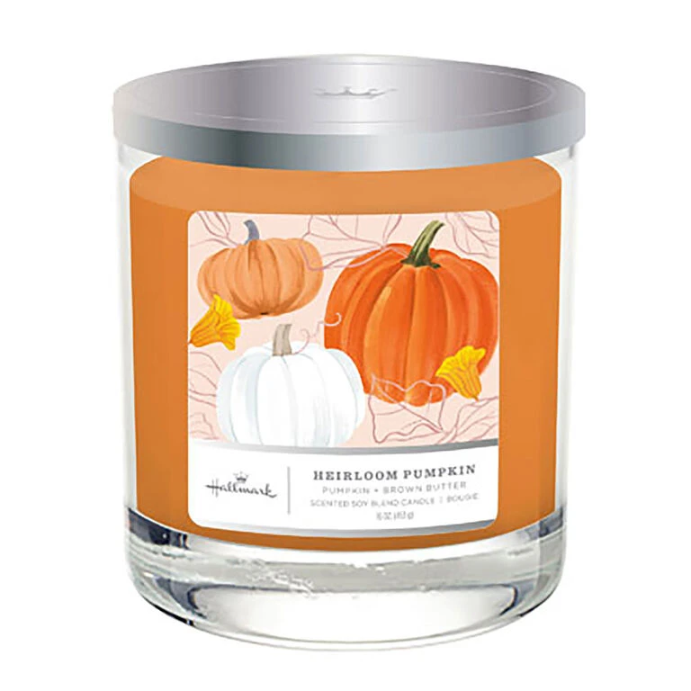 Hallmark Heirloom Pumpkin Scented 3-Wick Candle, 16 Oz. 1 Hallmark Heirloom Pumpkin Scented 3-Wick Candle, 16 Oz.