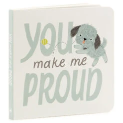 Hallmark MopTops Shaggy Dog Stuffed Animal With You Make Me Proud Board Book -Hallmark MopTops Dog Plush Stuffed Animal Board Book 1KID1532 04