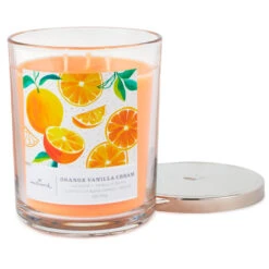 Hallmark Orange Vanilla Cream 3-Wick Jar Candle, 16 Oz. -Hallmark Orange Vanilla Cream 3Wick Jar Candle 1BGC1062 03