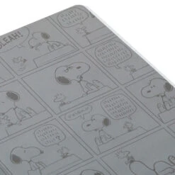 Hallmark Peanuts® Snoopy And Woodstock Faux Leather Notebook -Hallmark Peanuts Snoopy and Woodstock Etched Blue Notebook 1HWJ7053 06