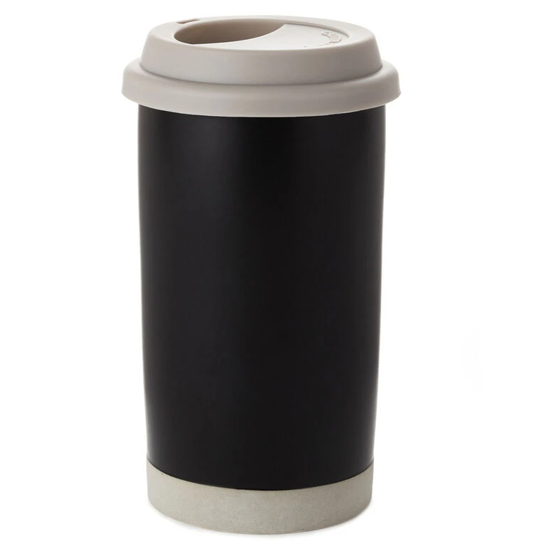 Hallmark Rejoice Repeat Ceramic Travel Mug, 12 Oz. 2 Hallmark Rejoice Repeat Ceramic Travel Mug, 12 Oz. - Image 2