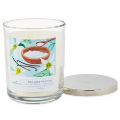 Hallmark Sea Salt Vanilla 3-Wick Jar Candle, 16 Oz. -Hallmark Sea Salt Vanilla 3Wick Jar Candle 1BGC1064 03