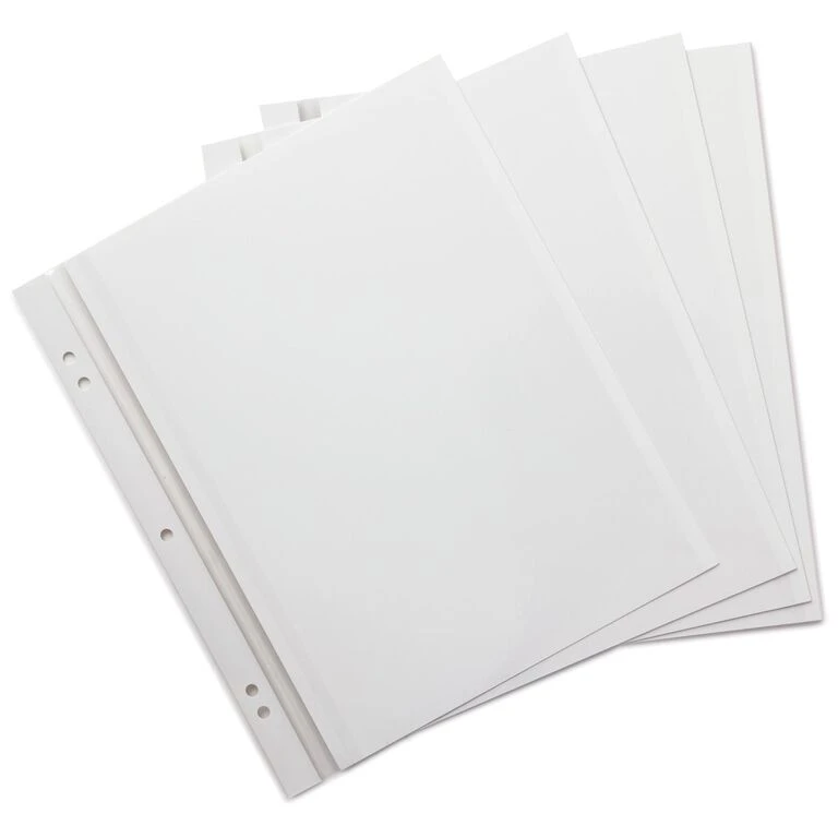 Hallmark Self-Adhesive Photo Refill Pages, Pack Of 16 1 Hallmark Self-Adhesive Photo Refill Pages, Pack Of 16