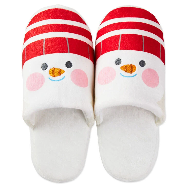 Hallmark Snowman Musical Slippers, Small/Medium 1 Hallmark Snowman Musical Slippers, Small/Medium