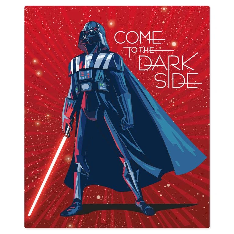 Hallmark Star Wars™ Darth Vader™ Dark Side Blanket 2 Hallmark Star Wars™ Darth Vader™ Dark Side Blanket - Image 2