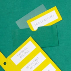 Hallmark Bright Citrus Customizable Recipe Organizer Book -Hallmark Yellow Pink Lemon Floral 3Ring Recipe Book 1TOG1033 04